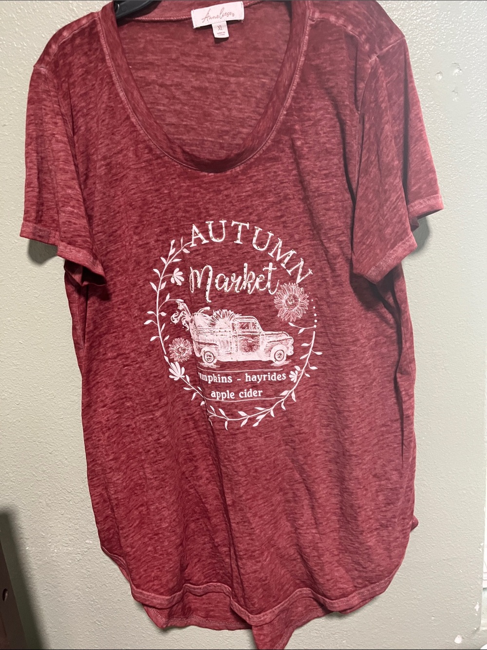 Fall Marbled Tunic  top Size XL